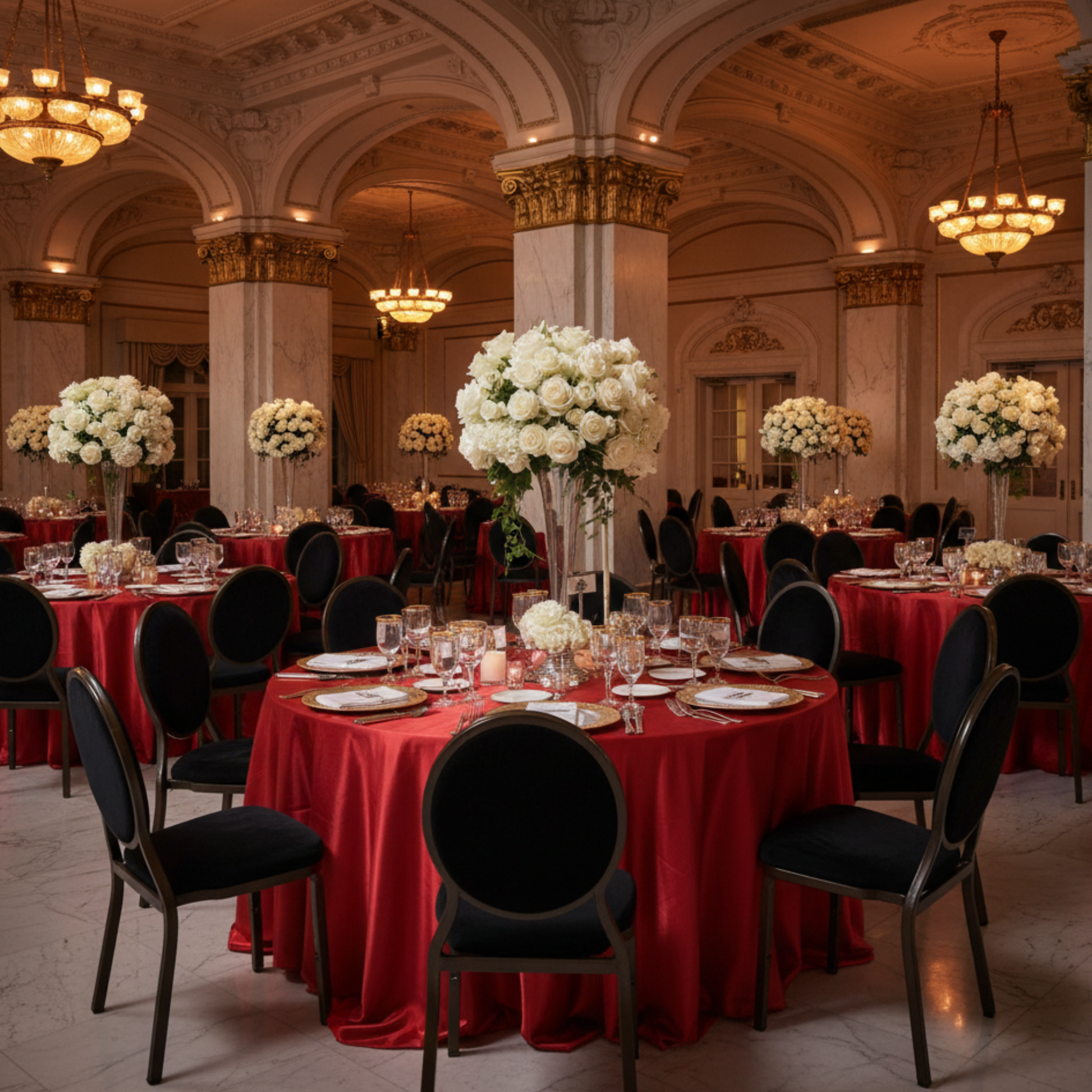 Formal Ballroom – Apple Red Satin