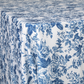 French Toile 60"x120" Rectangular Tablecloth - Blue