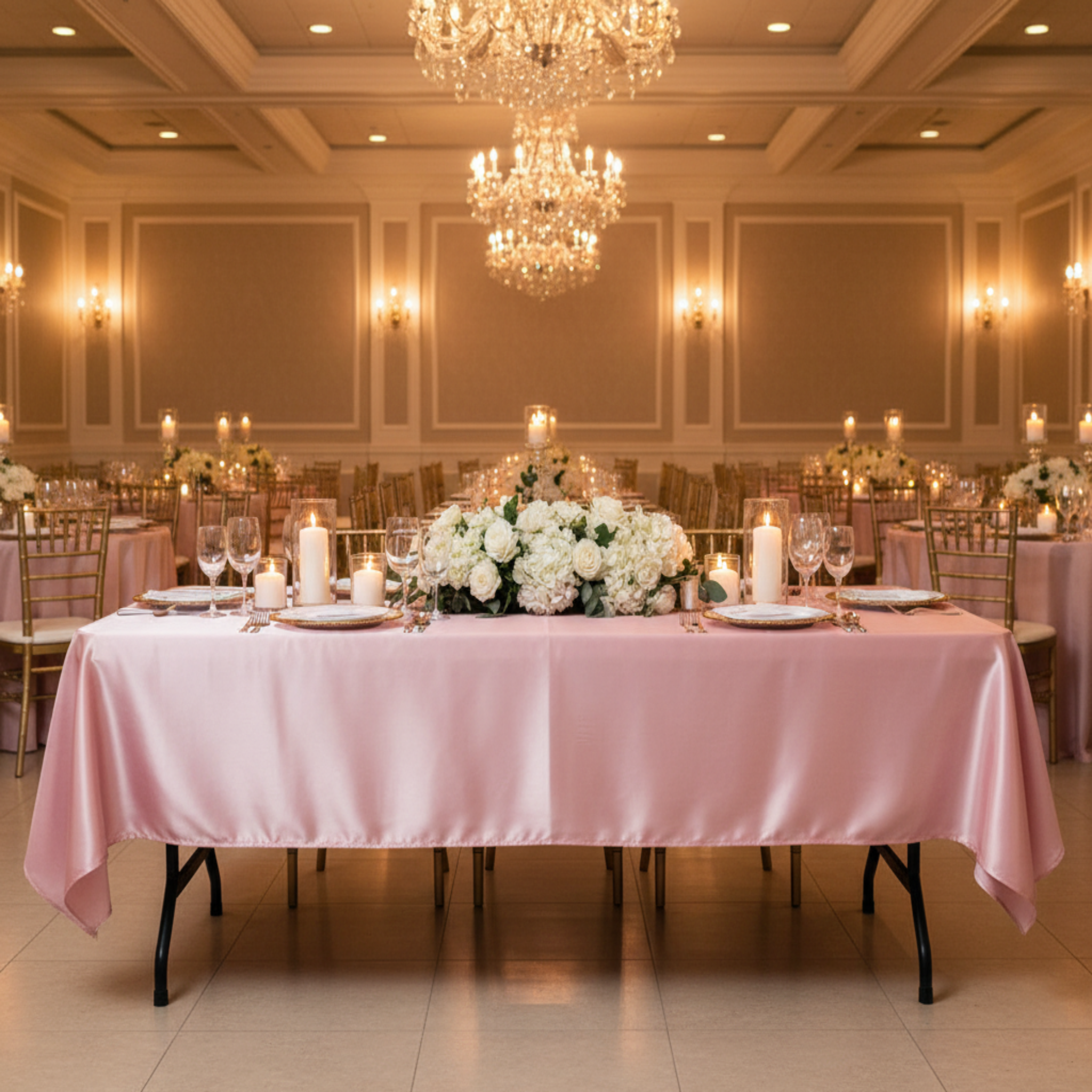 Front View Indoor Wedding