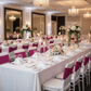 Fuchsia Chair Band - Indoor Banquet Hall