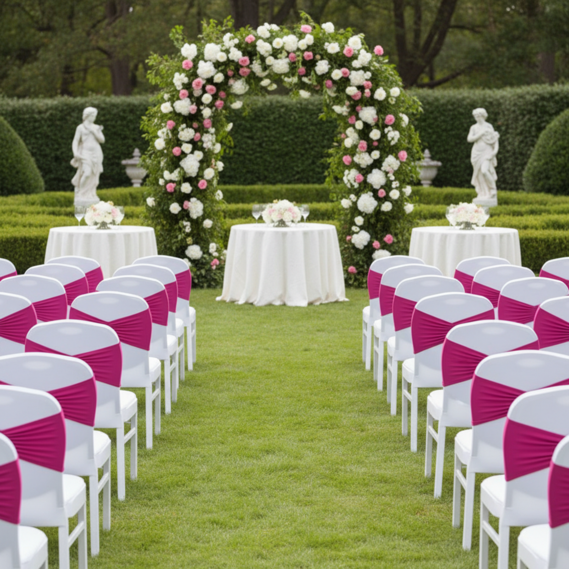 Fuchsia Chair Band - Outdoor Garden