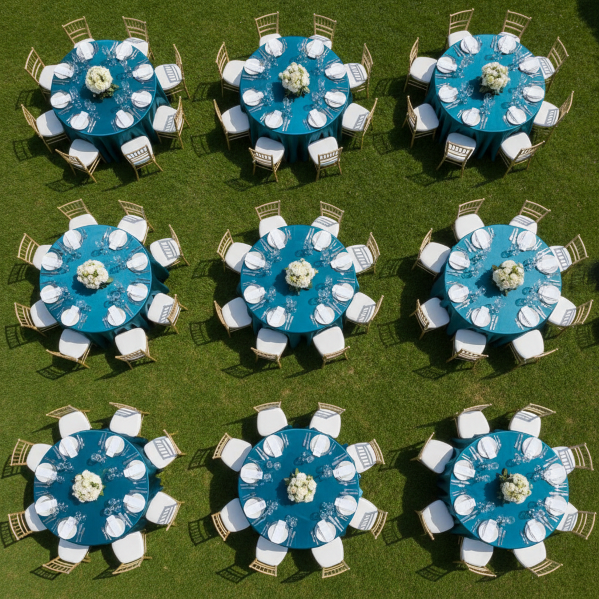 Garden Lawn Wedding Overlay
