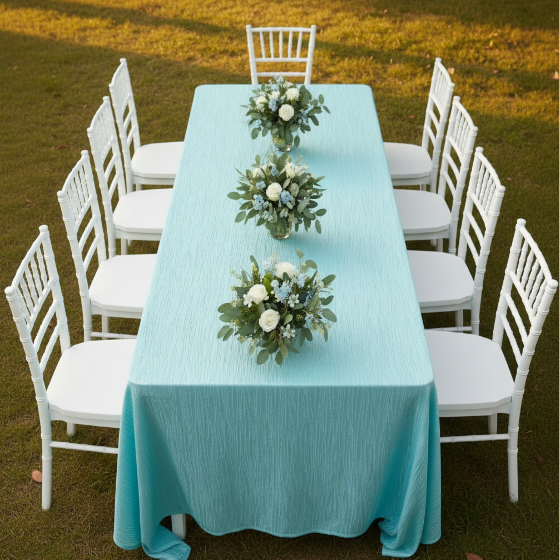 Garden Long Table Overhead View