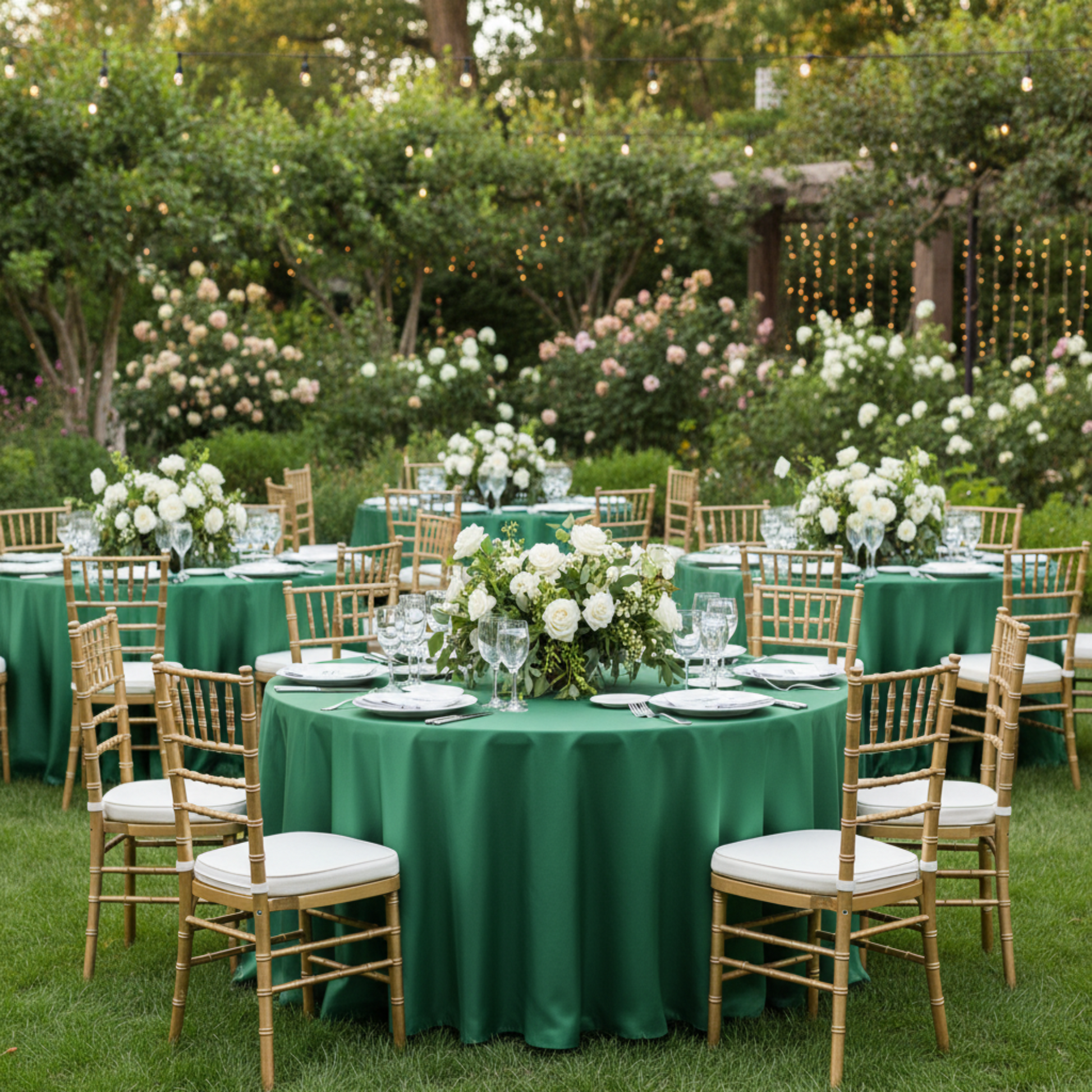 Garden Wedding Tablescape