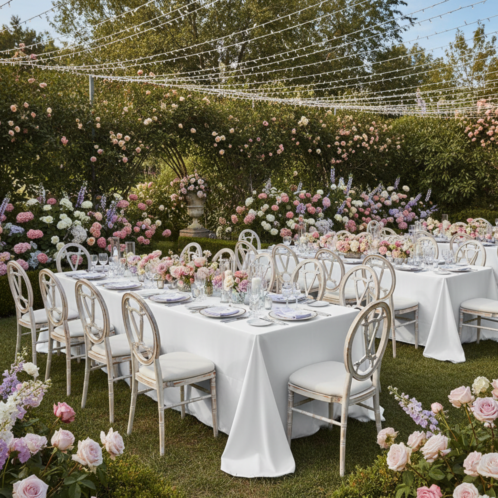 Garden Wedding Reception