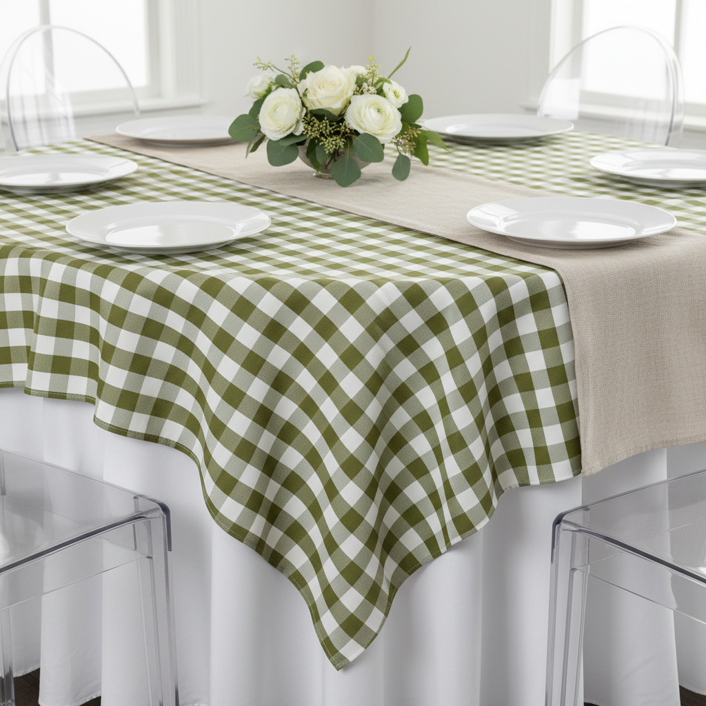 Gingham Checkered Square 70