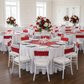 Glitz Sequin Spandex Chair Band - Red.