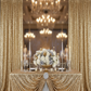 Gold Glitz Sequin 12 FT Drape - indoor