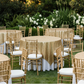 Gold Glitz Sequin Overlay – Outdoor Wedding