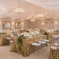 Gold Large Payette Sequin 90x 132 Tablecloth – Indoor Wedding