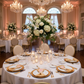 Gold Taffeta Napkin – Indoor Wedding Reception