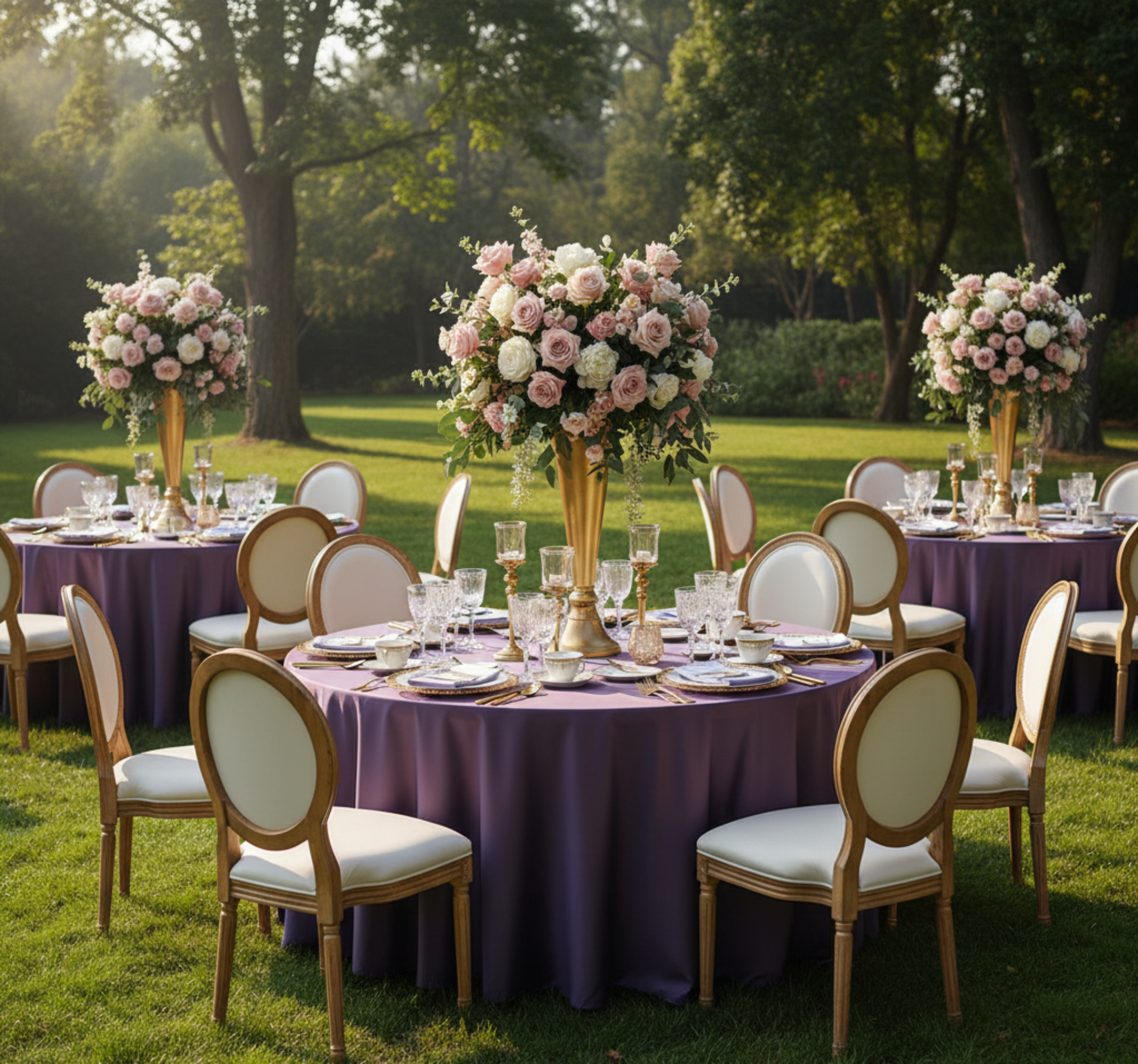 Golden Hour Garden Reception