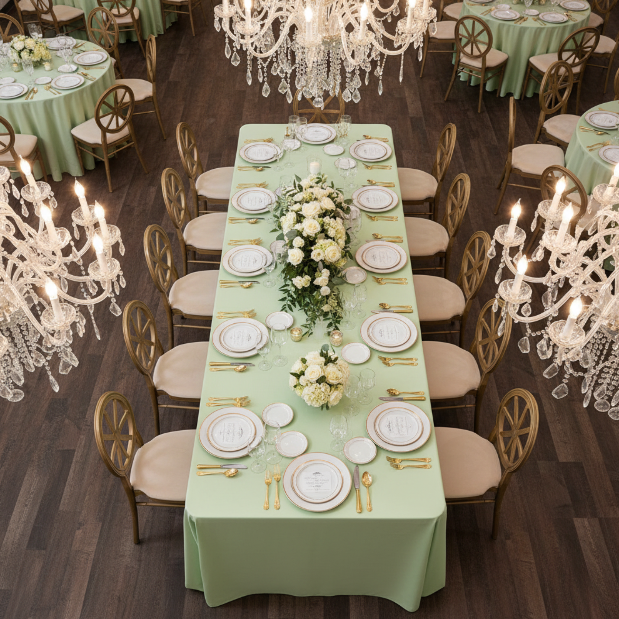 Grand ballroom top view