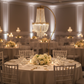 Hanging Chandelier with Stand with Chiavari Chairs.