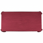 Accordion Crinkle Taffeta Tablecloth Burgundy - Top View