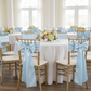 Indoor Baby Shower - Baby Blue Satin
