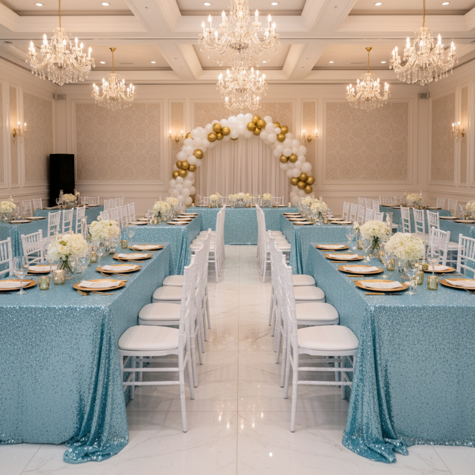 Indoor Baby Shower Banquet Hall