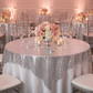 Indoor Bachelorette Party - Silver Sequin Overlay