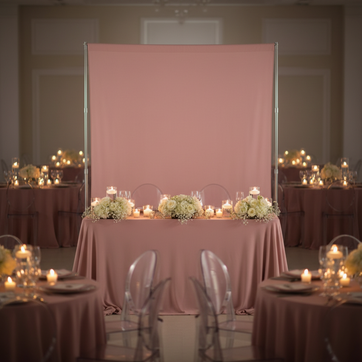 Indoor Backdrop Setup