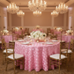 Indoor Ballroom - Rosette Satin Medium Pink