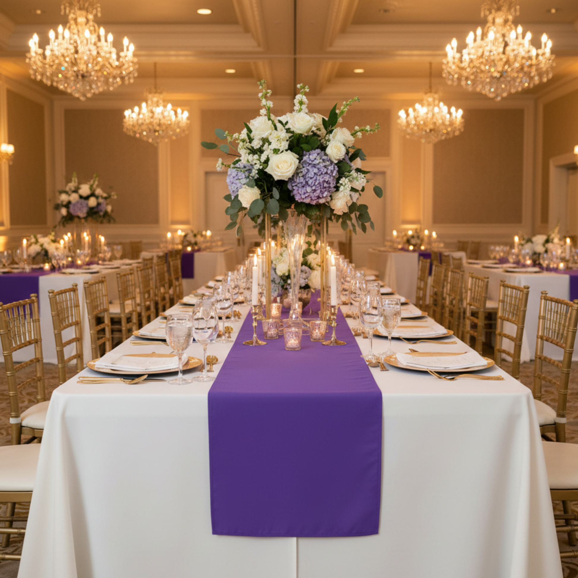 Indoor Ballroom Long Table