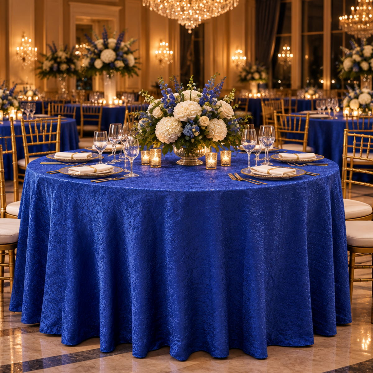Indoor ballroom reception