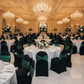 Indoor Banquet Black Chair Cover