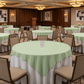 Indoor Banquet Hall with Table Displays