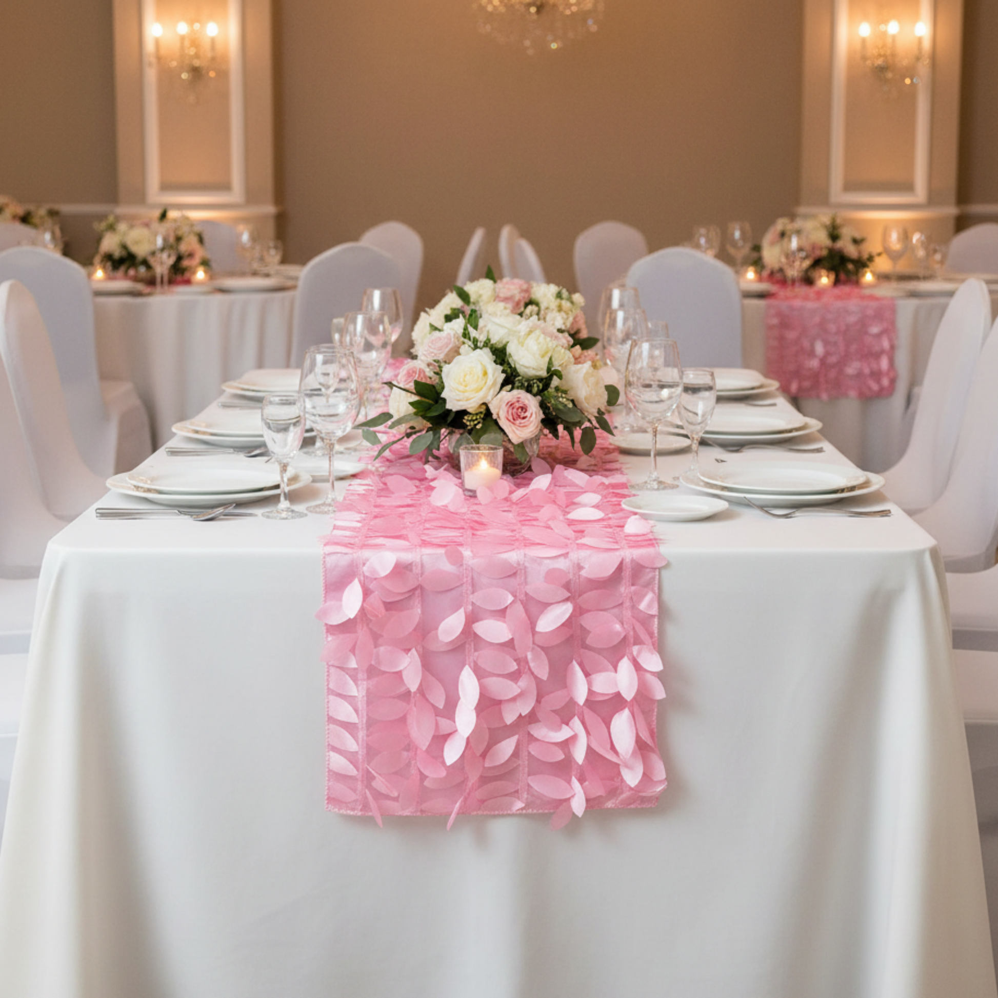 Indoor banquet table runner
