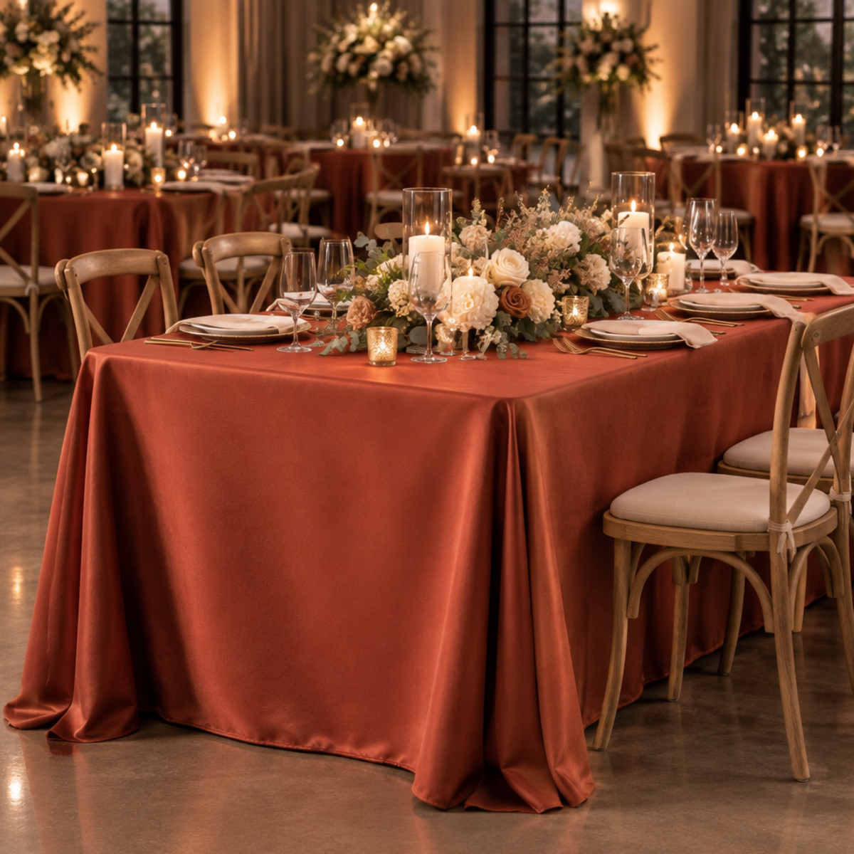 Indoor banquet scene