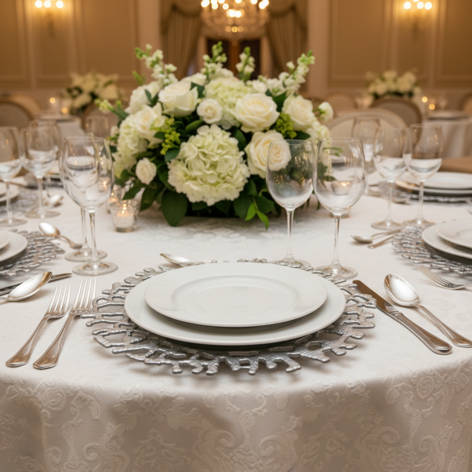 Indoor Banquet Close-Up