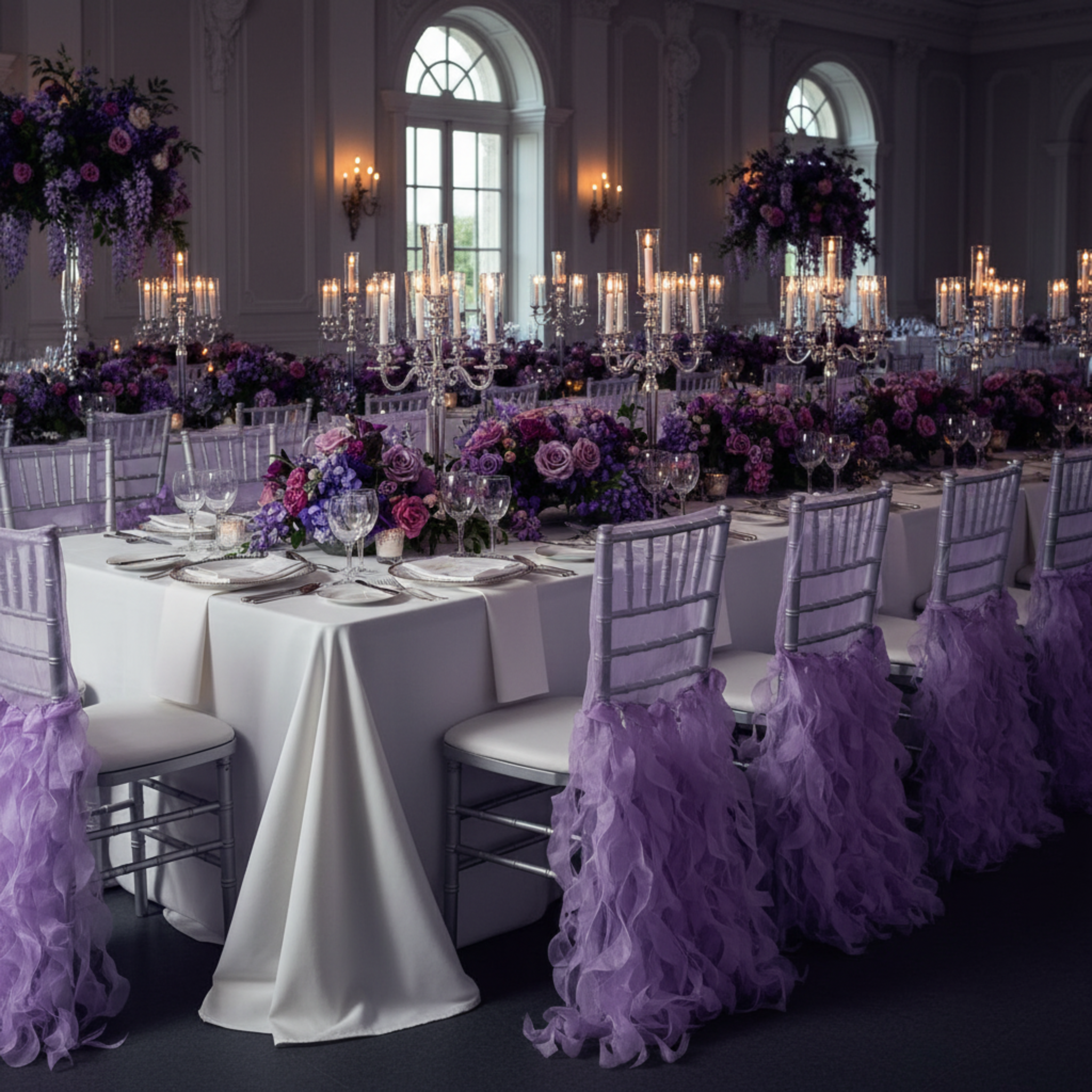 Indoor Banquet Long Table