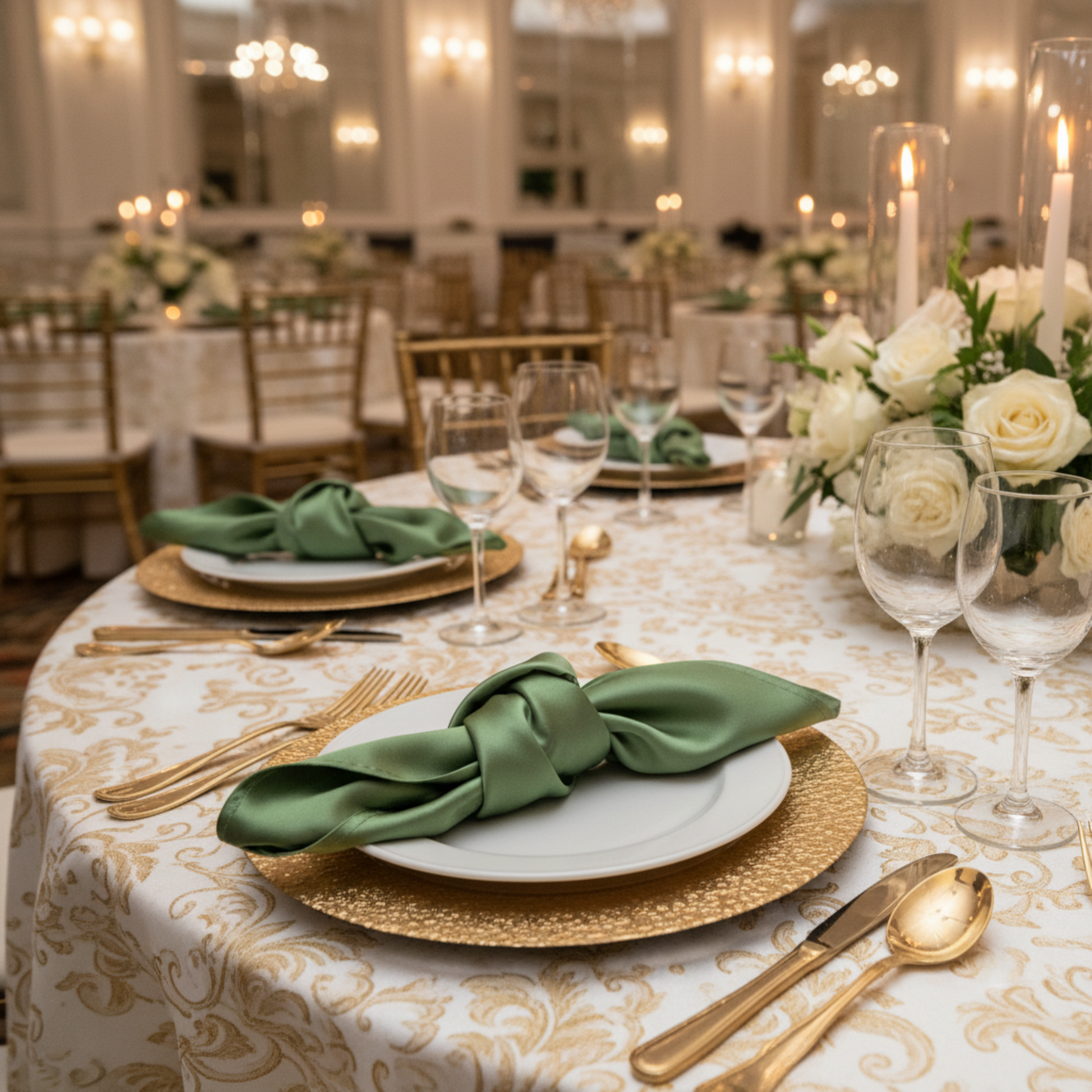 Indoor Banquet Satin
