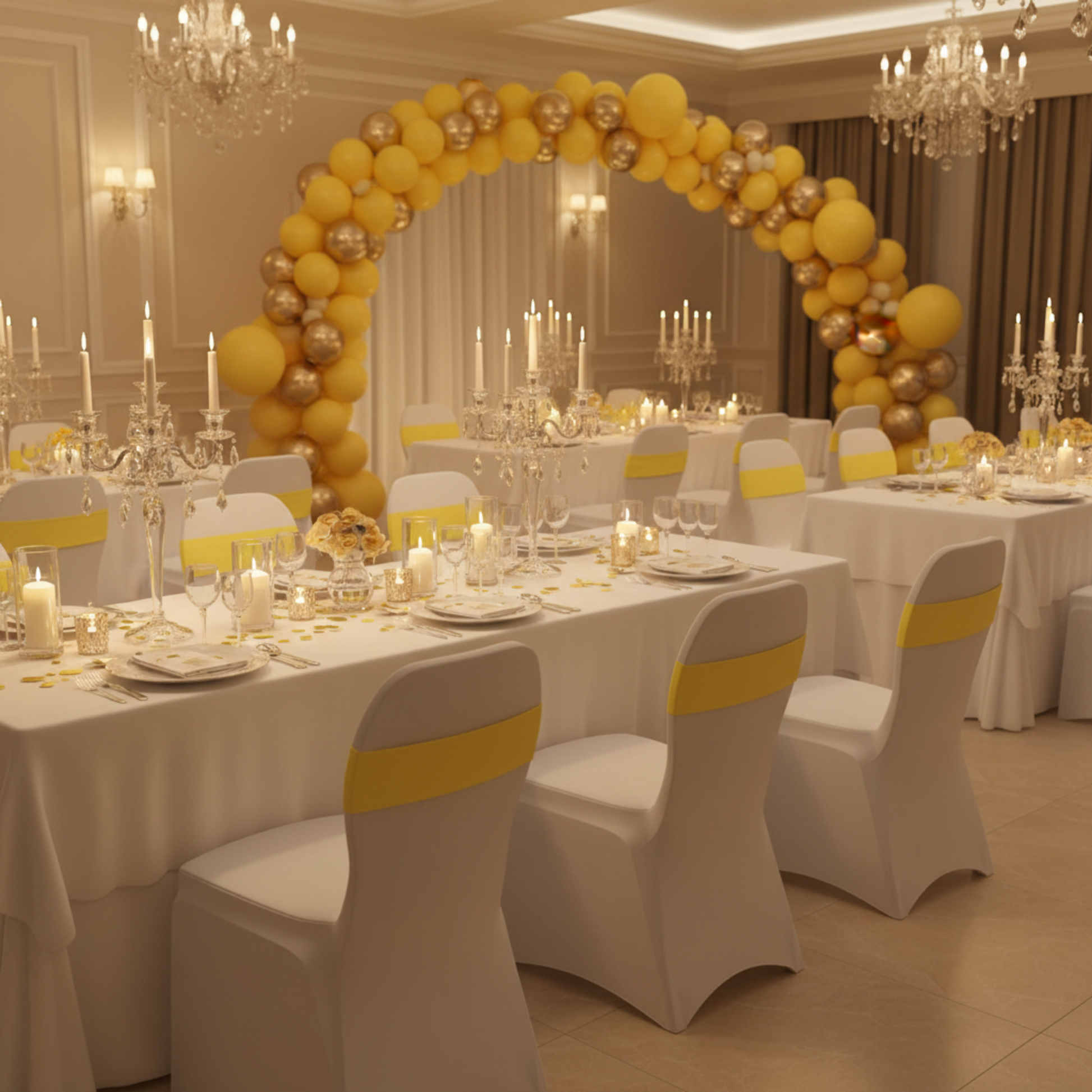 Indoor Birthday Celebration Banquet
