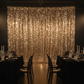 Indoor Black Tie Corporate Gala - Champagne Drape Focal Point