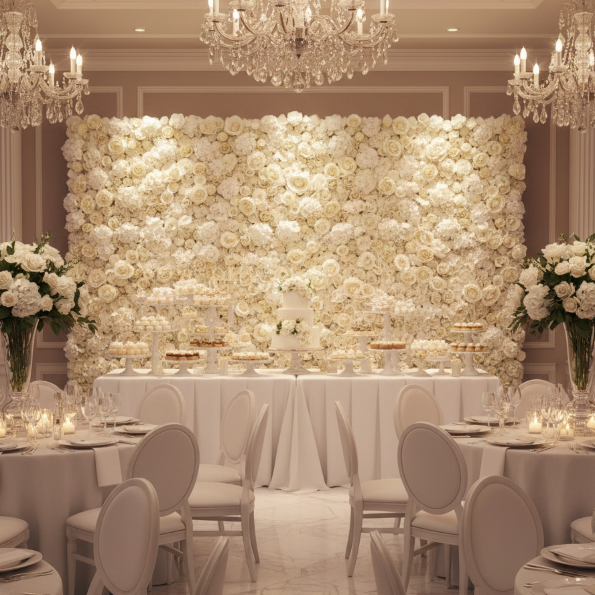 Indoor Bridal Shower Backdrop