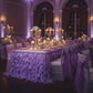 Indoor Candlelit - Curly Willow Victorian Lilac Table Skirt