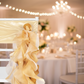 gold curly willow chair sash indoor