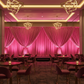 Indoor Corporate Gala - Fuchsia Velvet Drape