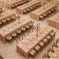 Indoor Corporate Gala Birds Eye
