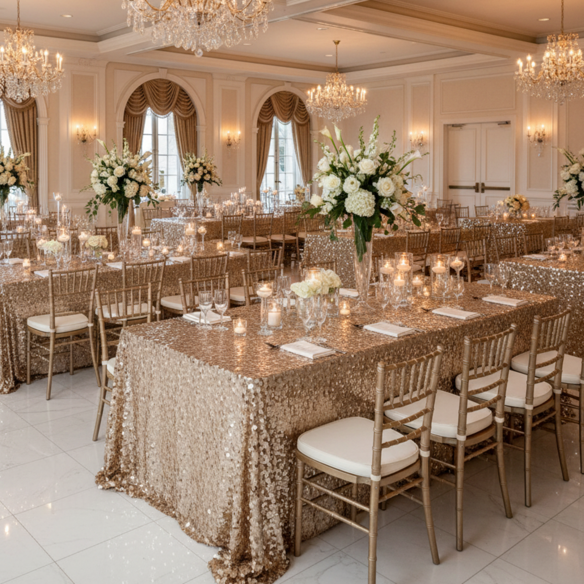 Indoor Corporate Gala 8ft Table