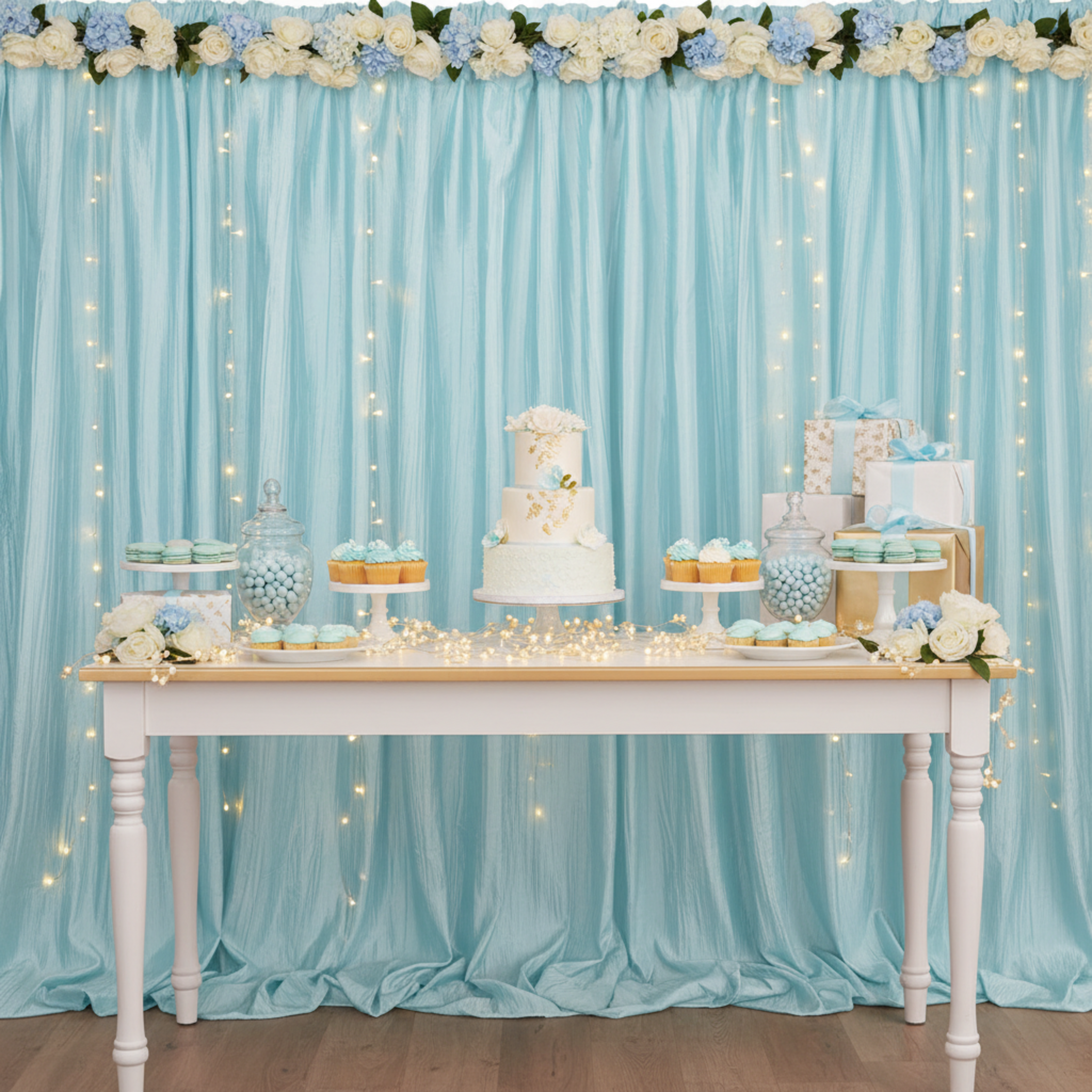 Indoor Dessert Table Baby Shower