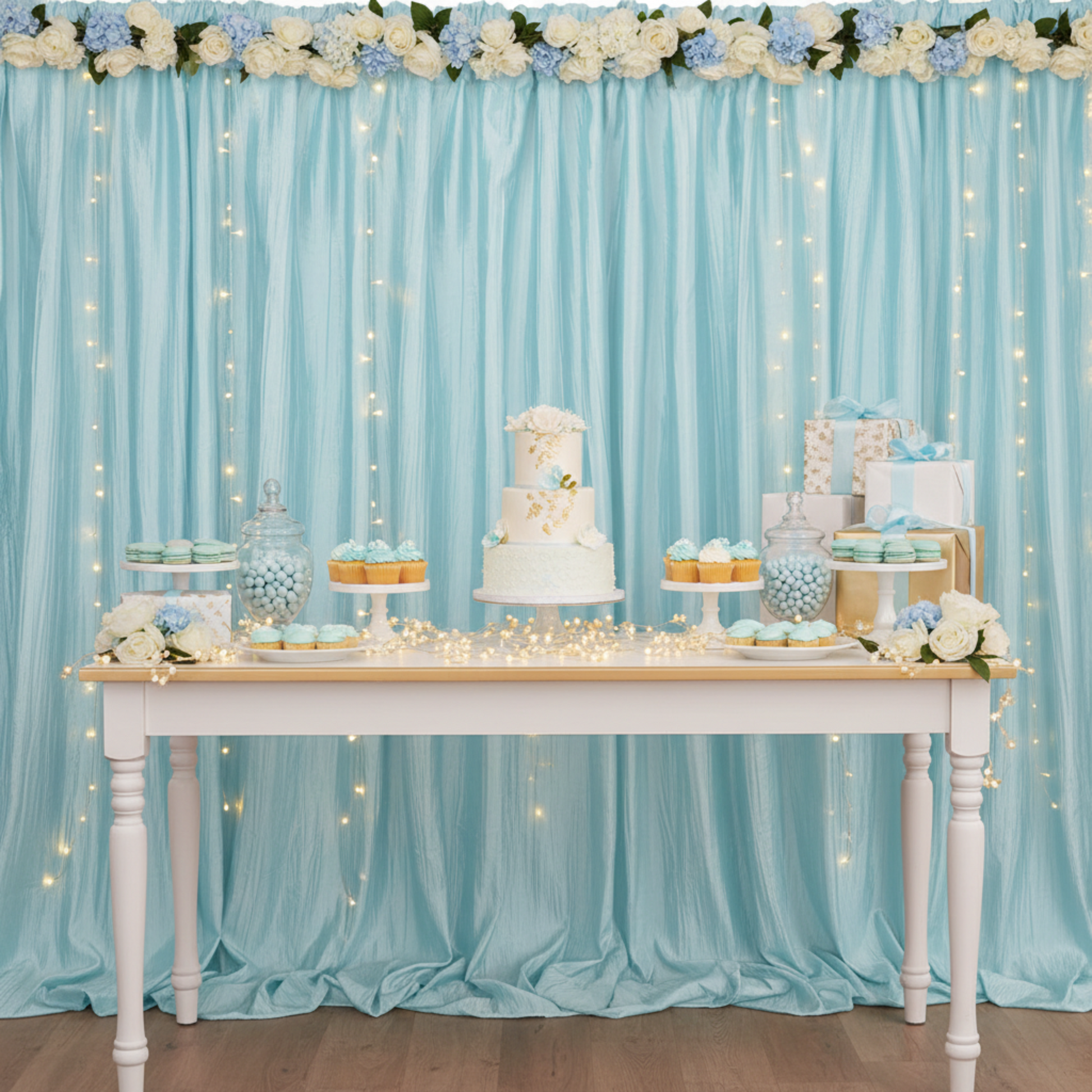 Indoor Dessert Table Baby Shower