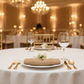 Indoor Faux Burlap Napkin Natural Tan