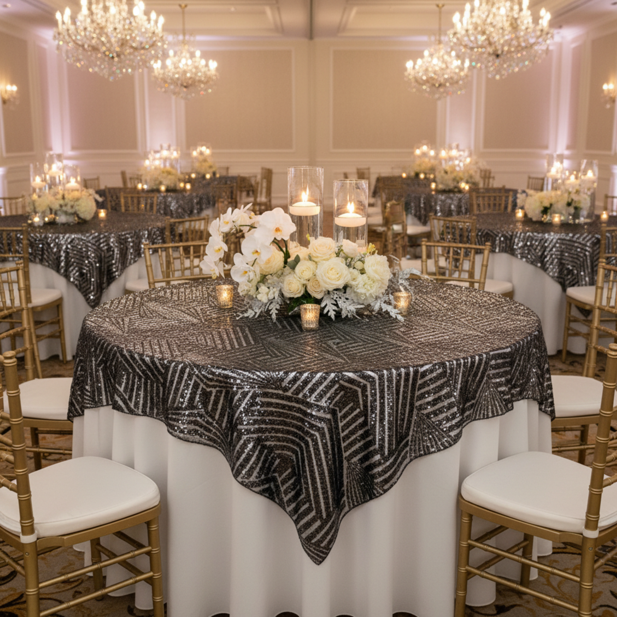 Indoor gala ballroom