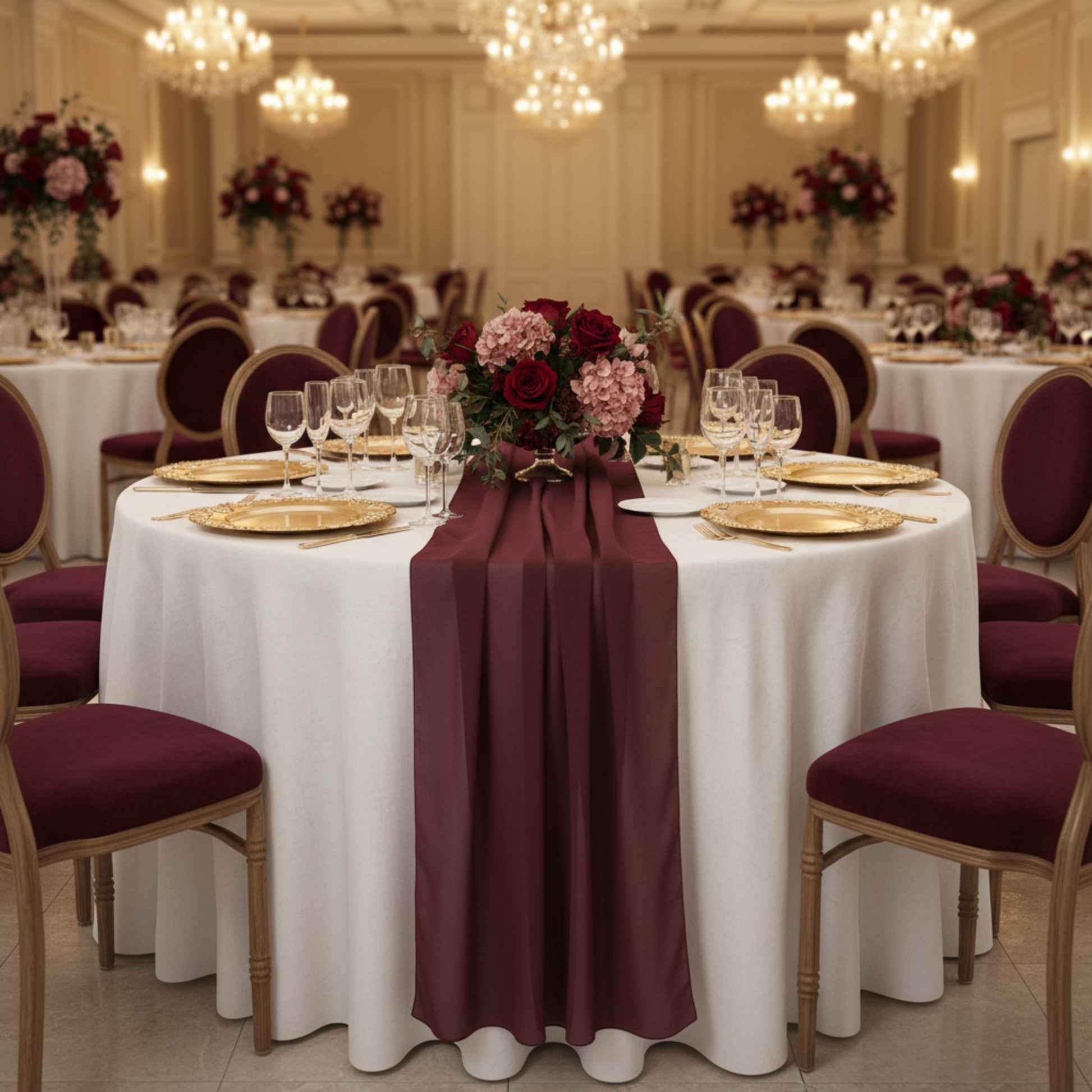 Indoor Gala Round Tables