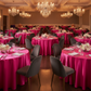 Indoor Gala - Fuchsia Satin Tablecloth