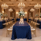 Indoor Gala – Navy Glitz Sequin 90x156 Tablecloth