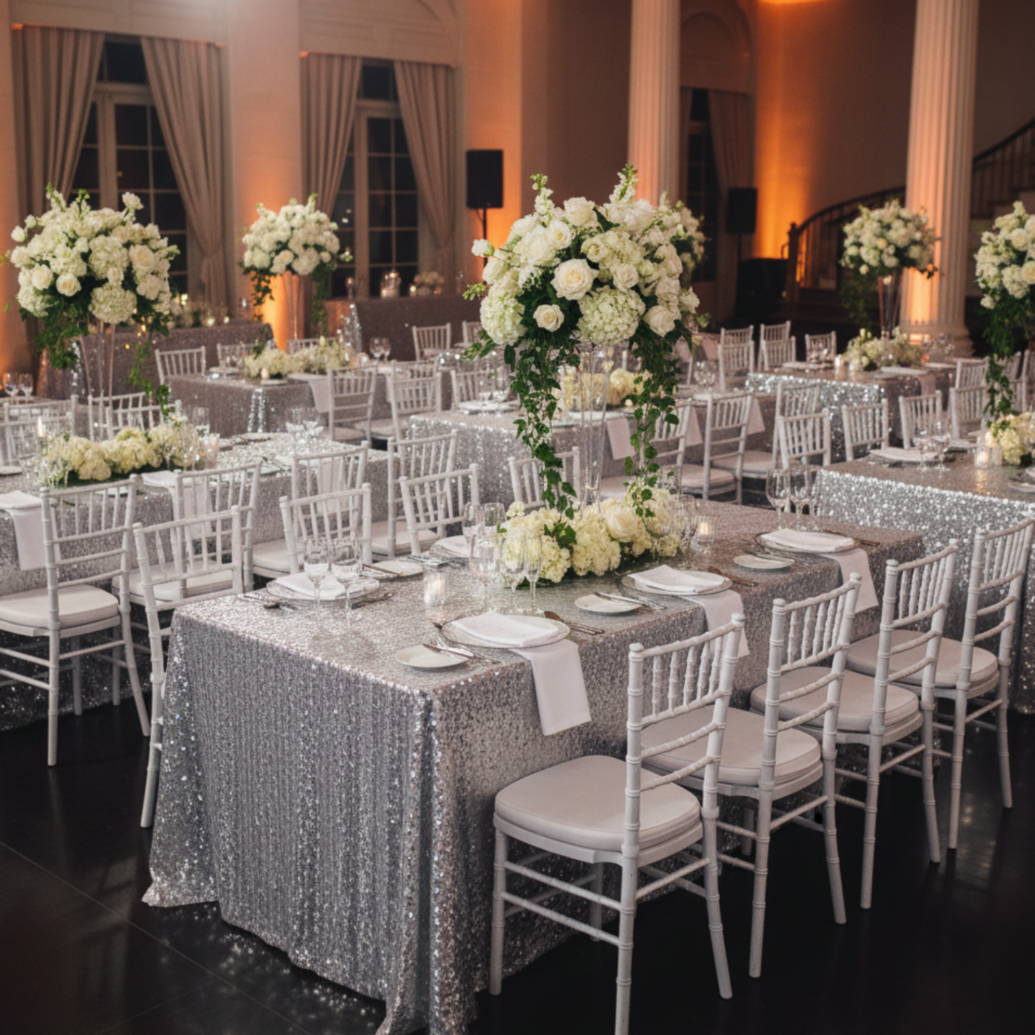 Indoor Gala Matching Tables