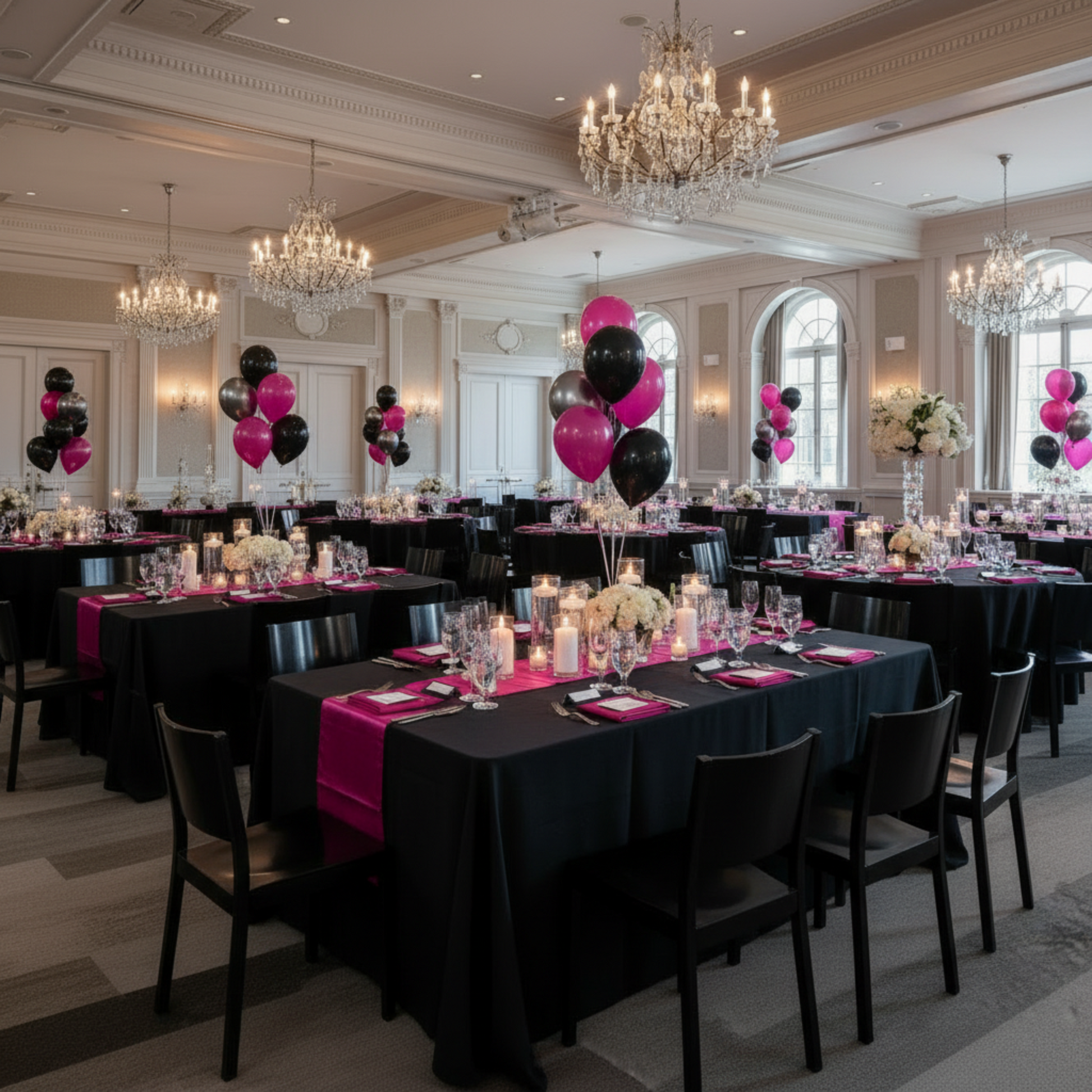 Indoor Milestone Birthday Gala